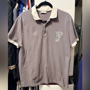 Vintage Versace collection grey polo